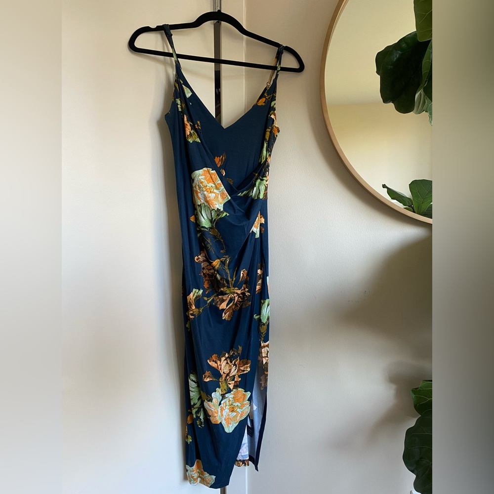 ASOS floral print midi dress